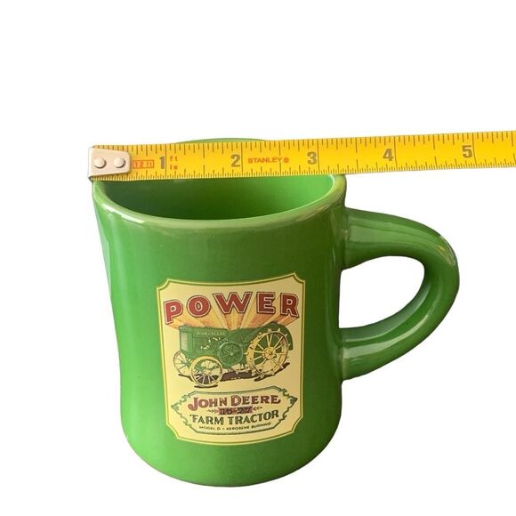 Vintage NOS John Deere The Model D 15-27 Tractor Ceramic Green Coffee Cup Mug - Picture 13 of 13
